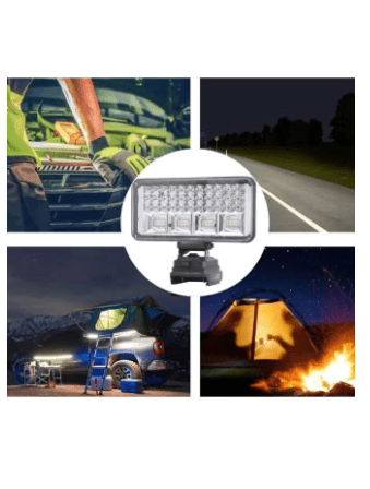 21V Multi-Functional Rechargeable Portable Flood Light for Camping and Outdoor Activities
