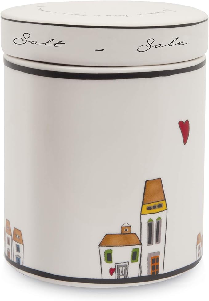 Egan Jar, Enamelled Ceramic, Ivory, Small