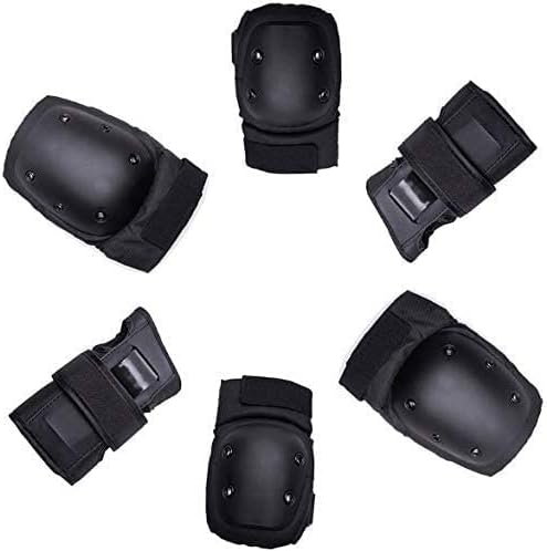 e world unbox happiness 6pcs/set Adults Child Skating Protective Gear Elbow Knee pads wristguard Cycling Skateboard Ice Skating Roller Protector