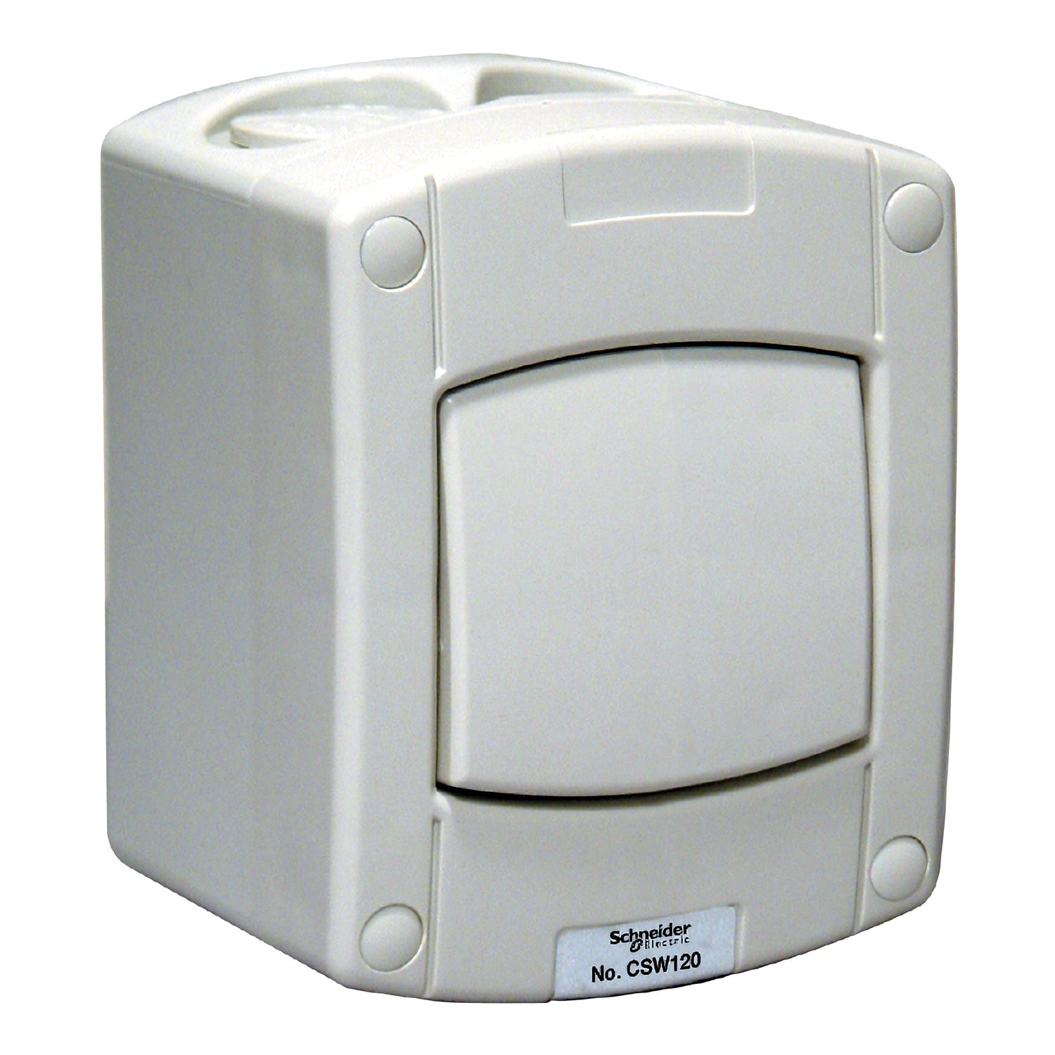 Schneider Electric 20A/16AX 250V Surface Mount One Gang Two Way Switch IP66 - CSW120 - Pack of 3
