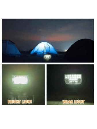 21V Multi-Functional Rechargeable Portable Flood Light for Camping and Outdoor Activities