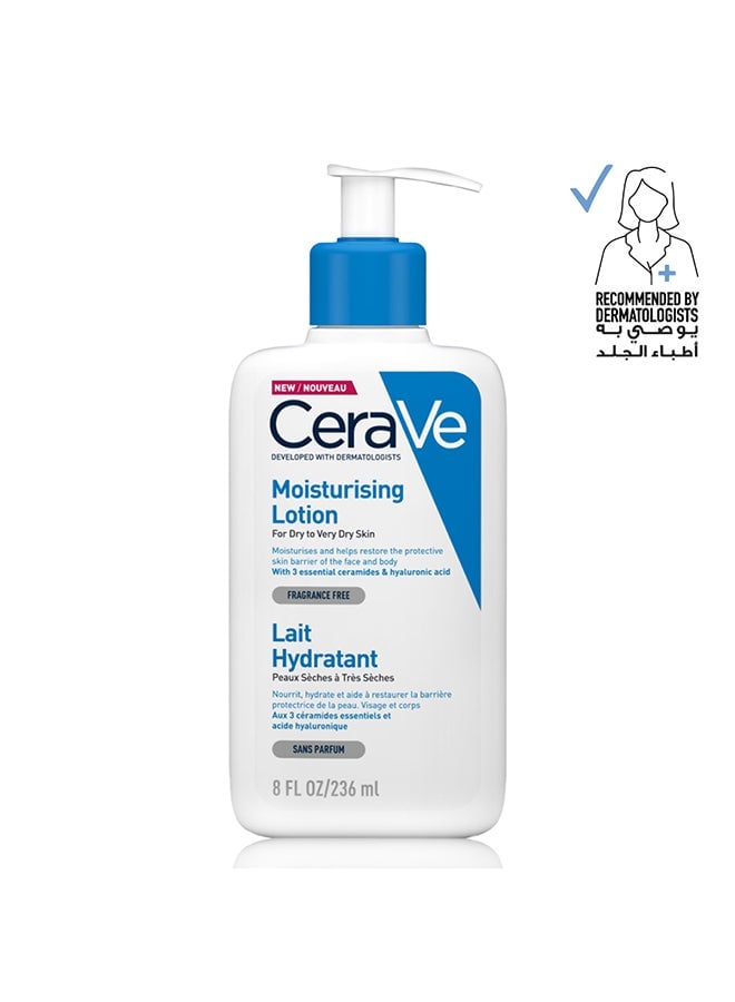 Moisturizing Lotion For Dry To Very Dry Skin With Hyaluronic Acid 236ml