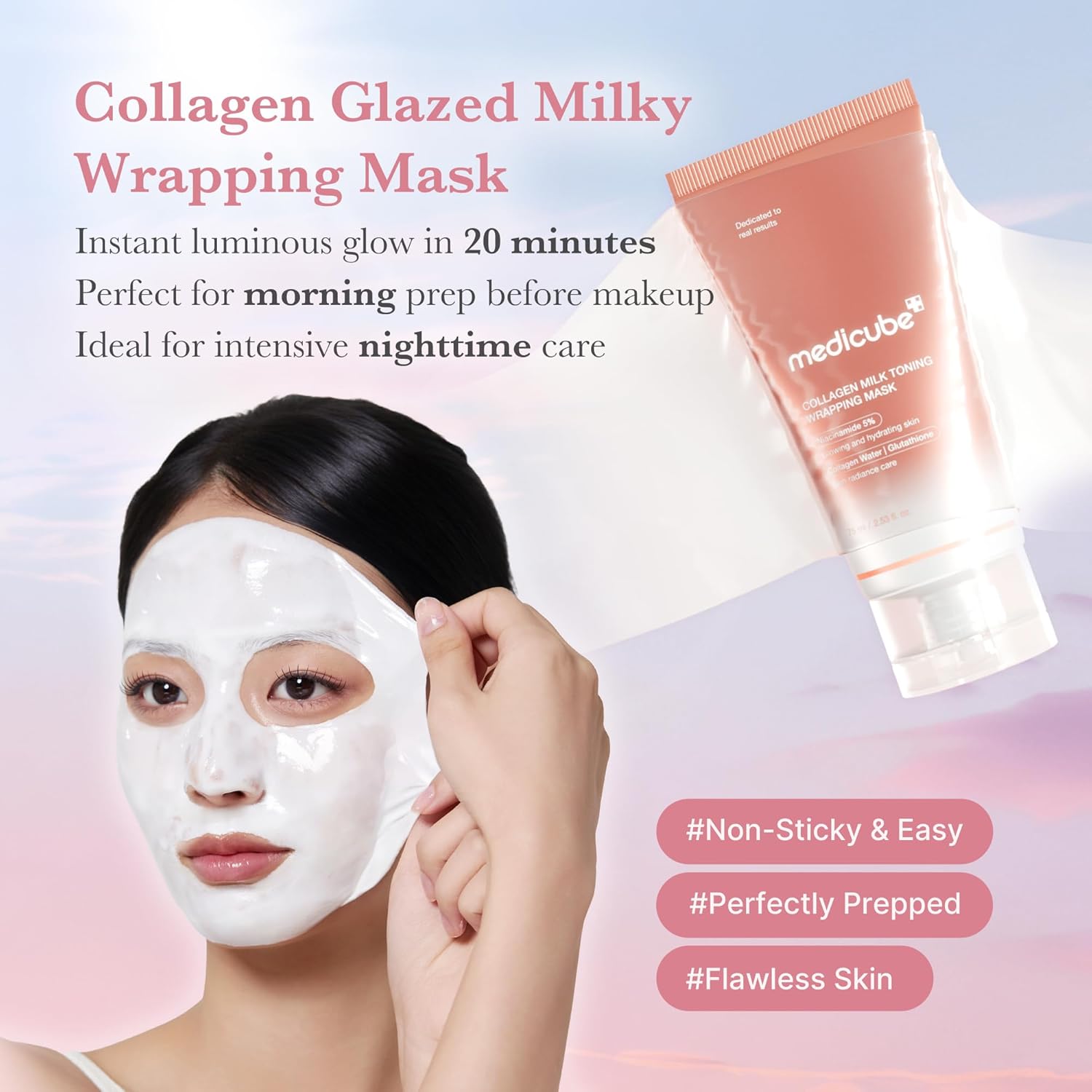 Collagen Glazed Milky Glow Daytime Wrapping Mask