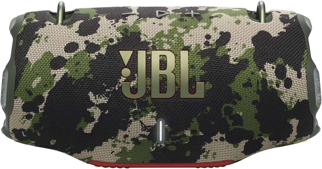 JBL Xtreme 4 Bluetooth Speaker Bundle with Shoulder Strap and Additional Battery 400 (Camo)