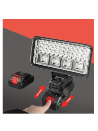 21V Multi-Functional Rechargeable Portable Flood Light for Camping and Outdoor Activities