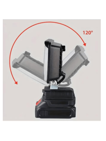 21V Multi-Functional Rechargeable Portable Flood Light for Camping and Outdoor Activities