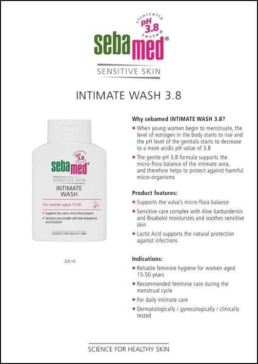 Sebamed Femi Int 3.8 Wash 200Ml
