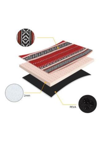Foldable Picnic Rug Bohemian Picnic Beach Mat Blanket Portable with Carrying Strap Size: 2m*3m