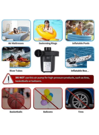 240V Two Way Electric Air Pump for Inflatable Mattress Boat Bagel Inflatable Sofa Sea Bed Pump Air Pump