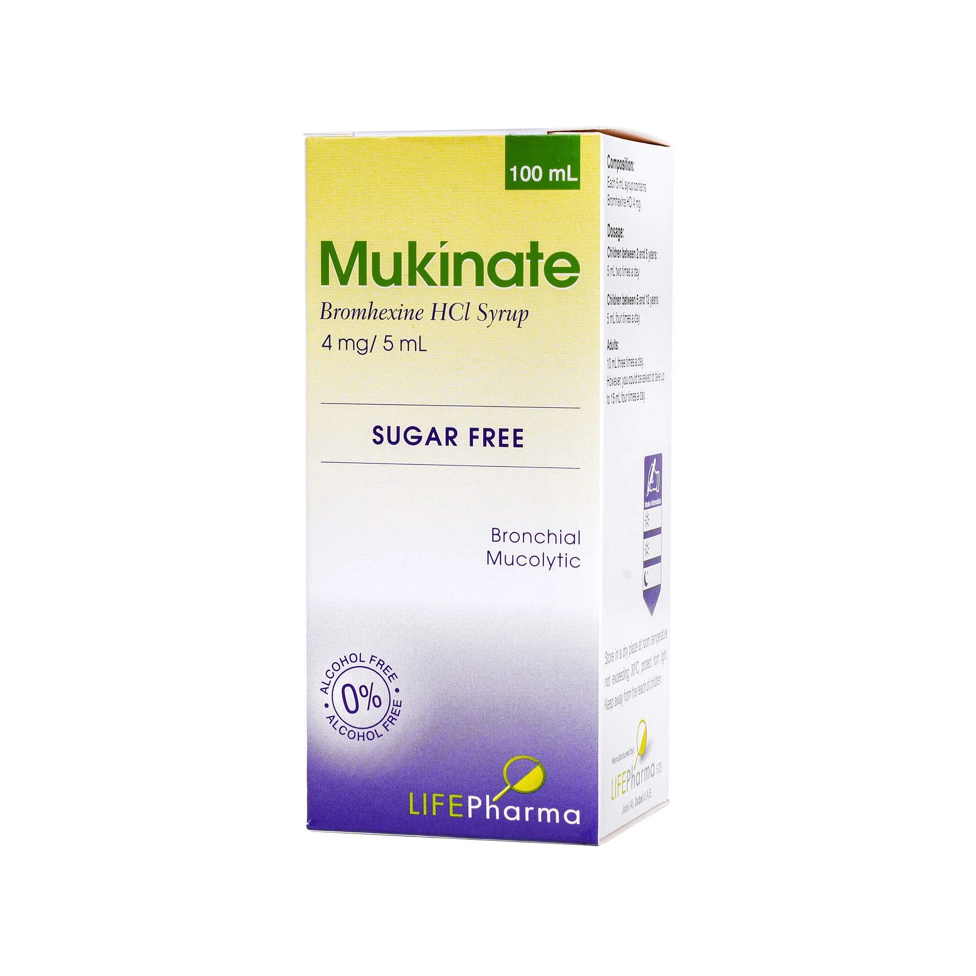 Mukinate 4Mg Syrup 100Ml