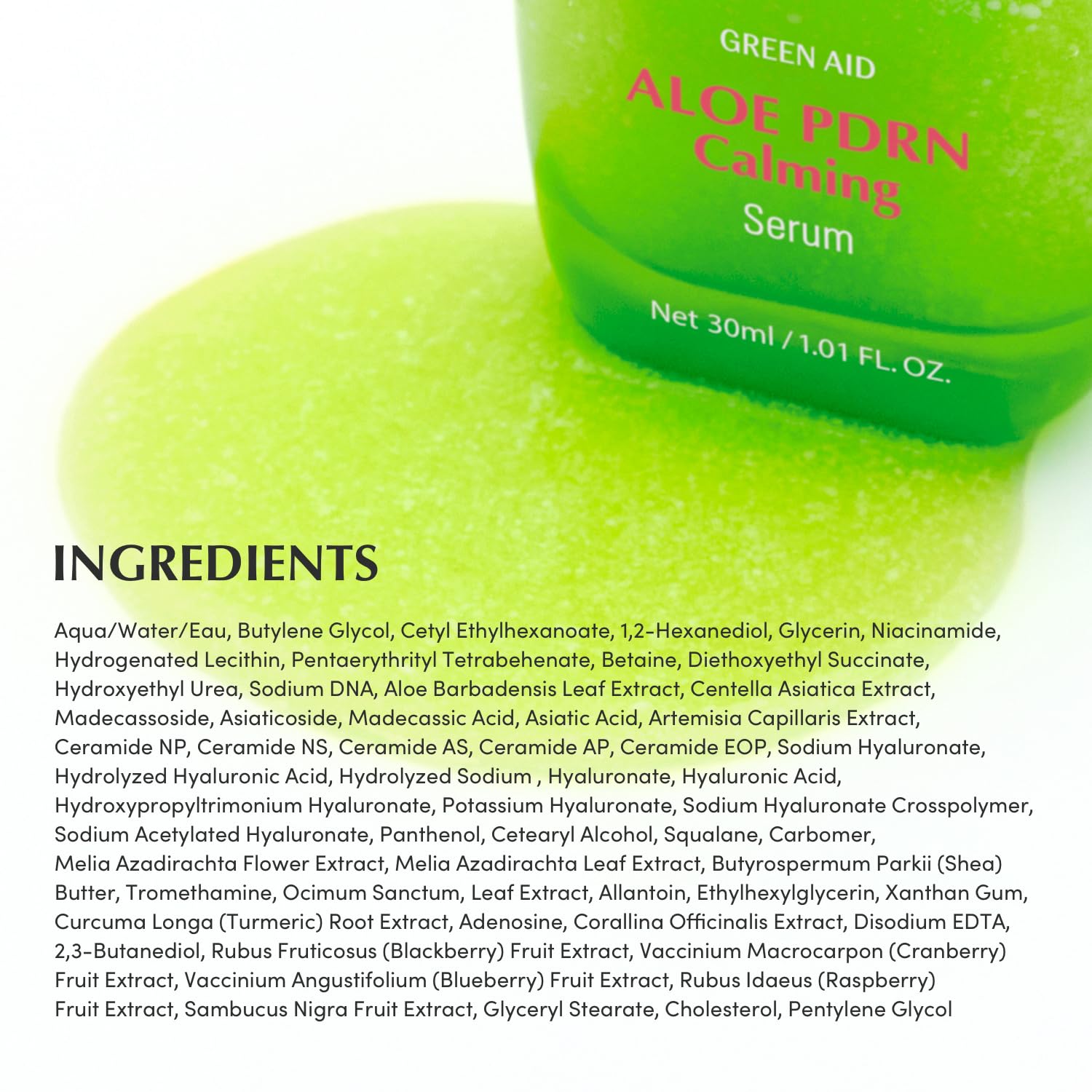 Aloe PDRN Calming Smoothie Serum 30ml – Korean Soothing & Repair Serum