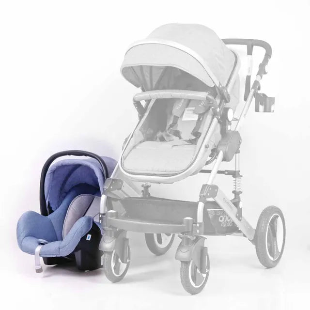 Cynebaby Safety Car Seat With Stroller Adaptor - Blue