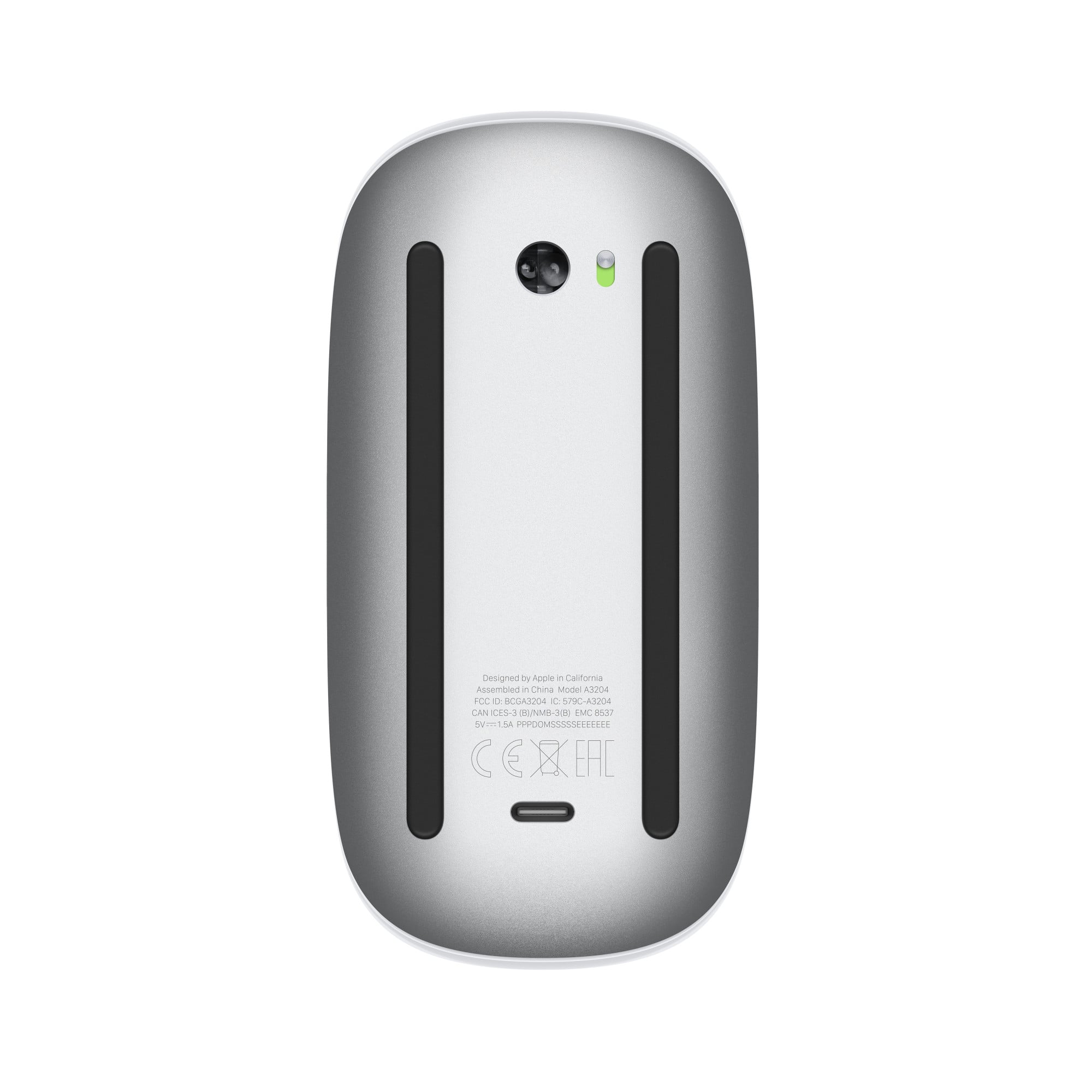 Apple Magic Mouse 3, Multi-Touch Surface, Wireless and Rechargeable, Bluetooth, Works with Mac or iPad, Woven, White