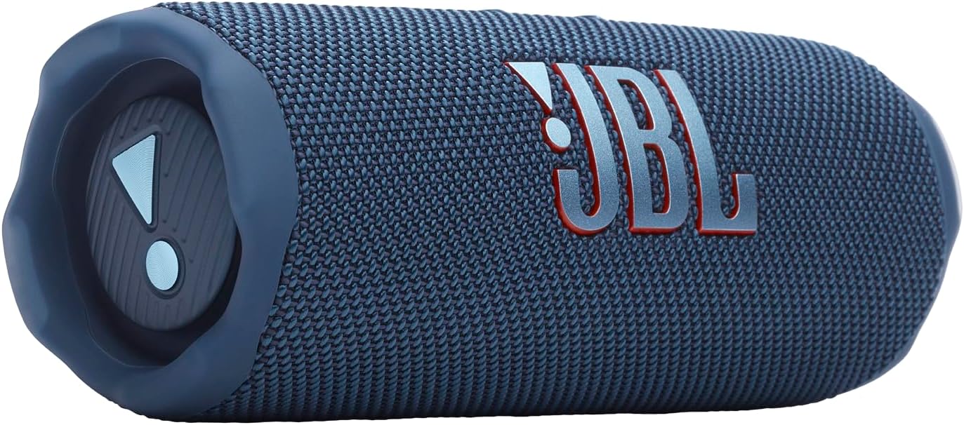 JBL Flip 7 - JBL Pro Sound with AI Sound Boost, up to 16 hours of playtime, multi-speaker connection via Auracast, and waterproof, dustproof, drop-proof design for all adventures – Blue.