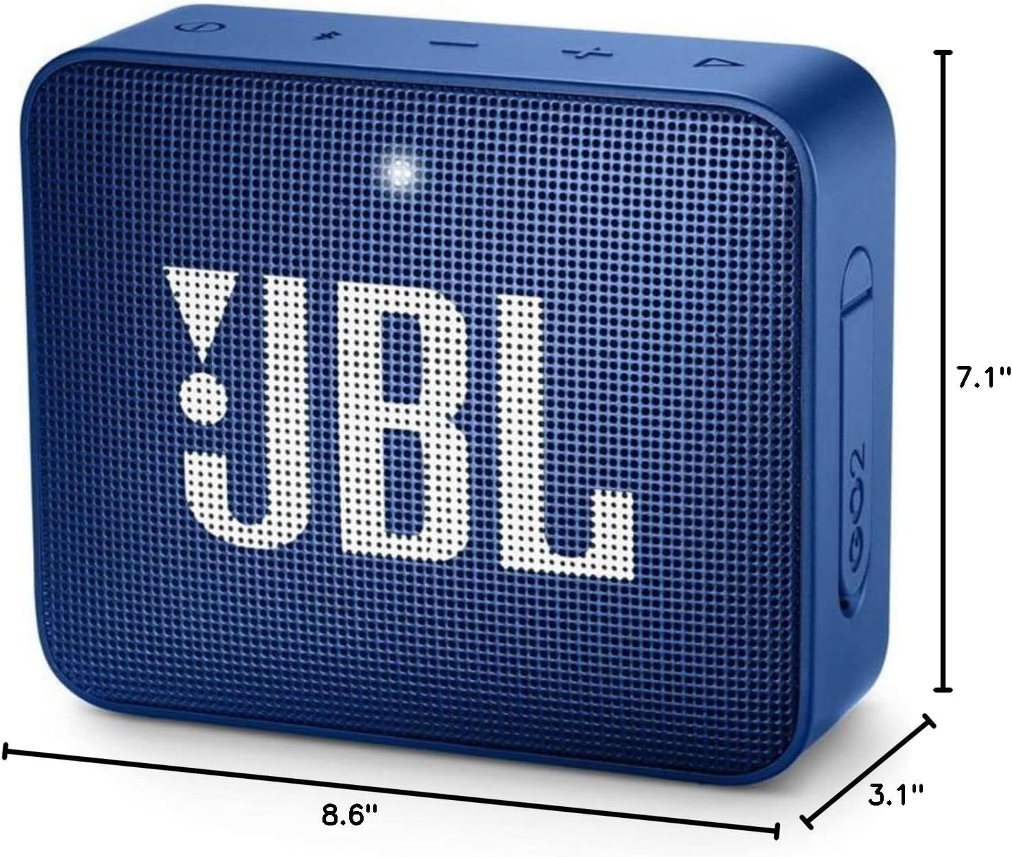 JBL GO2 - Waterproof Ultra Portable Bluetooth Speaker - Blue