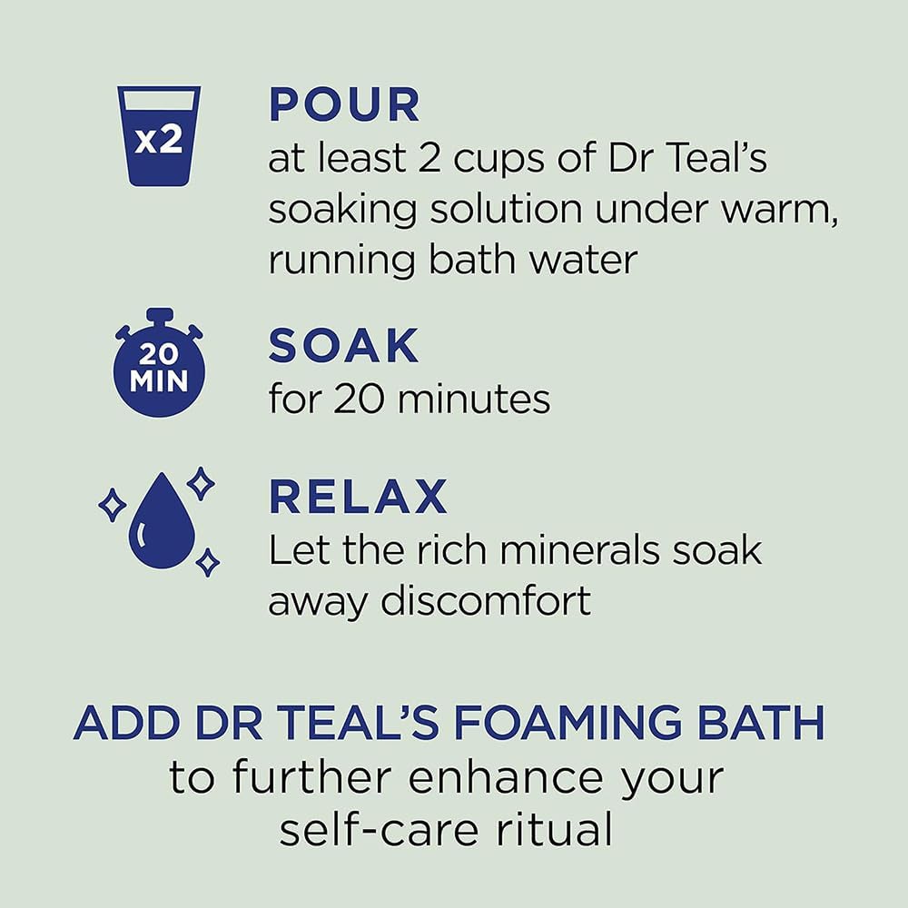 Dr Teals Epsom Bath Salt Eucalyptus&Spearmint 450G