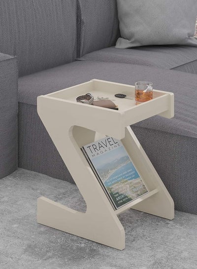 Modern Z-Shaped Side Coffee Table for Living room with Ample Storage Space - EMALL
