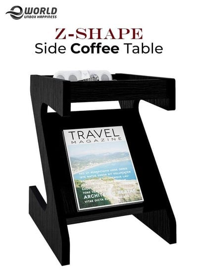 Modern Z-Shaped Side Coffee Table for Living room with Ample Storage Space - EMALL