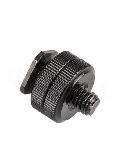 Dual Thumb Nut 1/4inch Thread Wheel Adapter For DSLR Camera Tripod Mount Plate
