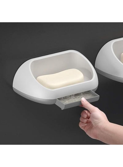 Plastic Bathroom Soap Dish with Drain