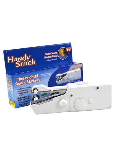 Cordless Handheld Sewing Machine White/Silver 20centimeter White/Silver 20cm