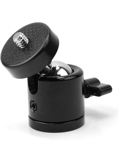 Adjustable 360 Degree Mini Tripod Ball Head Black