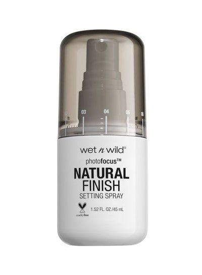 Photo Focus Natural Finish Setting Spray Seal The Deal White/Grey 45ml