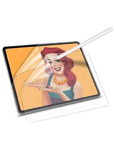 2 Pack iPad Pro 12.9 inch 2021 Model Matte Ceramic Screen Protector Anti-Glare Matte PET Paper Film Easy Installation