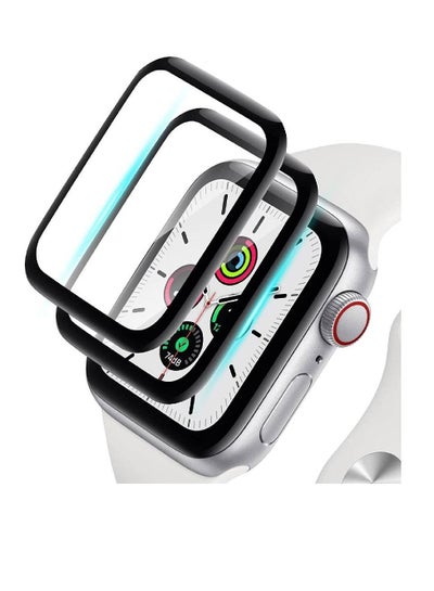 2 Pack Full Coverage Easy Installation Bubble-Free Screen Protector For Apple Watch Series 8 | 7  (45 mm)