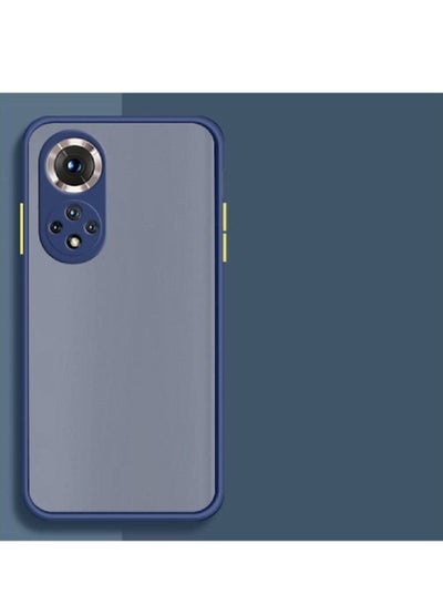 Silicone Bumper Shockproof Matte Translucent Back Case Cover For Nova 9 Blue