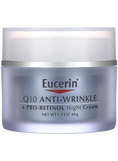Eucerin Q10 Anti-Wrinkle + Pro-Retinol Night Cream1.7 fl oz 48 g