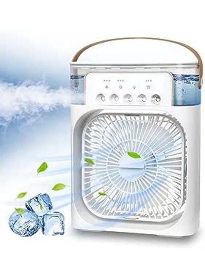 Mini Humidifier Misting Fan,1/2/3 H Timer with 3 Speeds 60° Adjustment For Office Home Room Dorm Outdoor