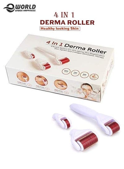 4 In 1 Derma Cosmetic Needling Instrument Microneedle Roller For Face Personal Beauty Equipment and Skin Care System