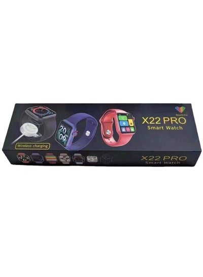 X22 Pro Smartwatch Screen Wireless Charging Wearfit Pro App Series 7 Pink
