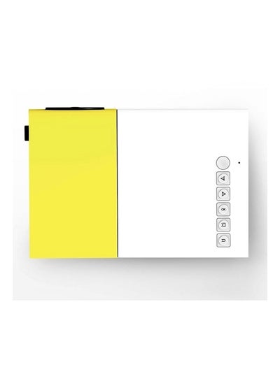 Portable Mini Projector YG300 White/Yellow/Black