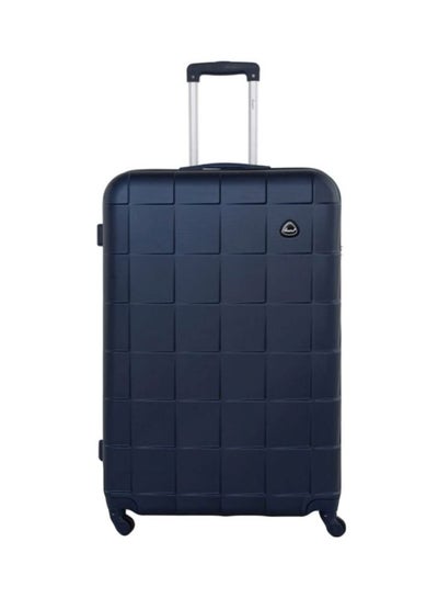 Hard Case Travel Bags Luggage Trolley ABS Lightweight Suitcase with 4 Spinner Wheels A207 Blue