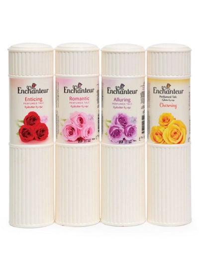 Pack Of 4 Enticing Perfumed Talcum Powder 4 x 250g