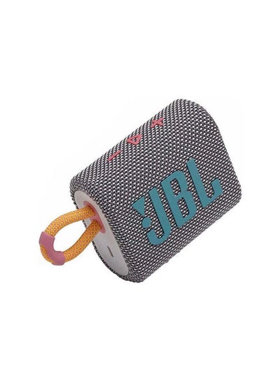 Go 3 Waterproof Portable Bluetooth Speaker Grey
