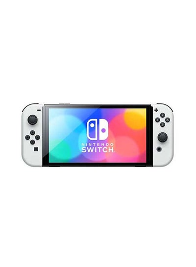 Switch OLED (2021) Model - Black & White Joy Con (Intl Version)