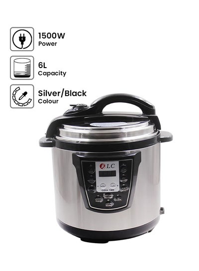 Electric Pressure Cooker 6 L 1500 W DLC-3019-6 Silver/Black