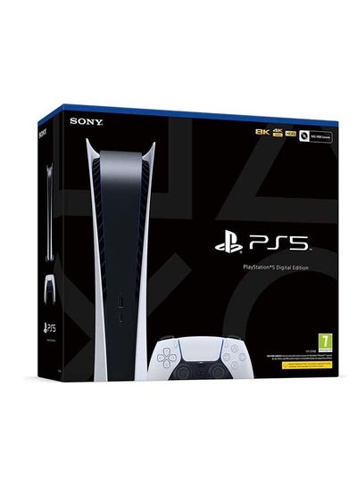 Playstation 5 Digital Edition Console With Extra White Controller