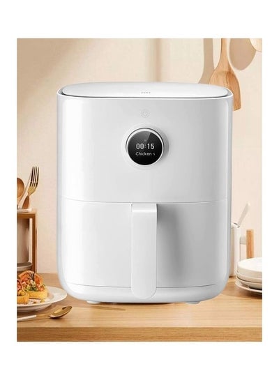 Smart Air Fryer Oven 360° Hot Air Circulation Electric Oil Free Frying Baking Machine With Oled Screen Mijia App Control Ok Google 3.5 L 1500 W MAF02 White